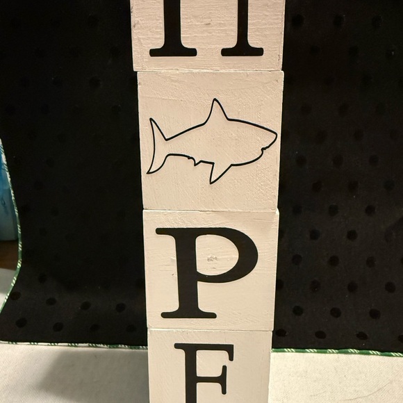 White HOME Decorative Blocks with Design - Picture 4 of 14